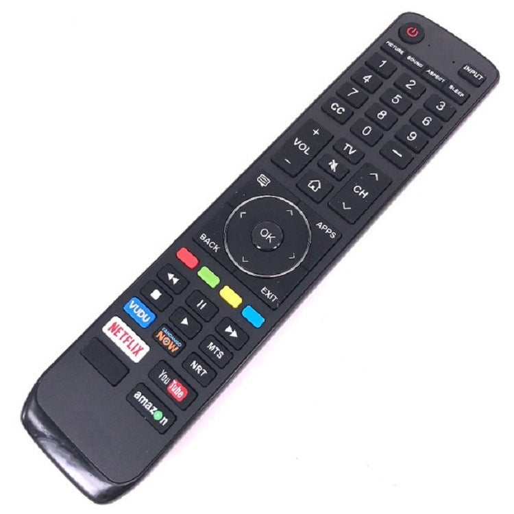 JMT-566218 Hisense EN3139H TV Remote Control – Compatible with VUDU, Netflix, YouTube, ABS Material, 10M Range