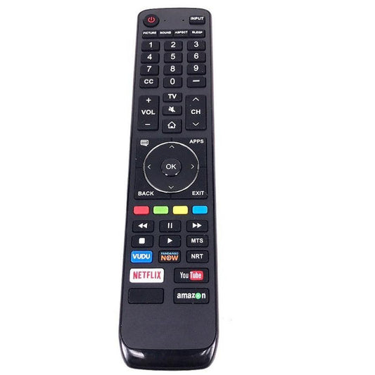 JMT-566218 Hisense EN3139H TV Remote Control – Compatible with VUDU, Netflix, YouTube, ABS Material, 10M Range
