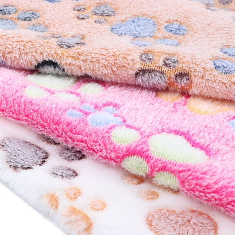JMT-566666 Cozy Coral Fleece Dog Blanket - Soft and Warm for Autumn & Winter
