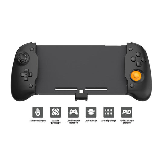 JMT-566666 Two-Color Portable Gamepad for Switch & Switch OLED - Easy Plug-and-Play Accessory with Enhanced Grip and Custom Features