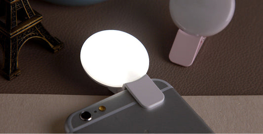 JMT-567370 Round Mobile Phone Fill Light for Perfect Make-Up Selfies