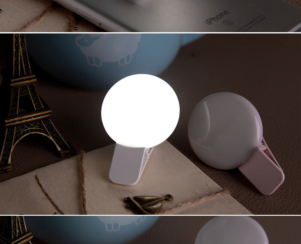 JMT-567370 Round Mobile Phone Fill Light for Perfect Make-Up Selfies