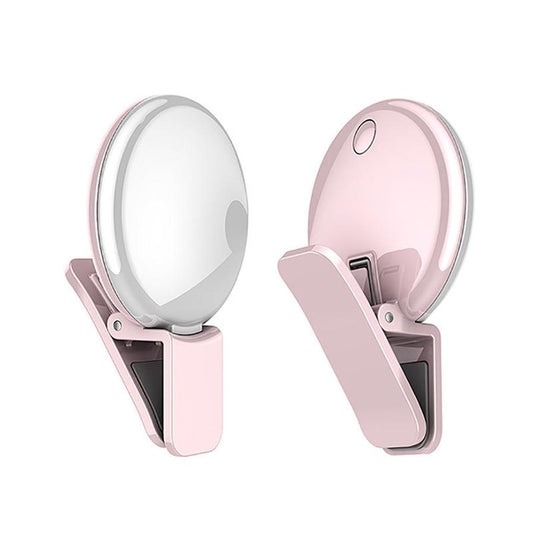JMT-567370 Round Mobile Phone Fill Light for Perfect Make-Up Selfies