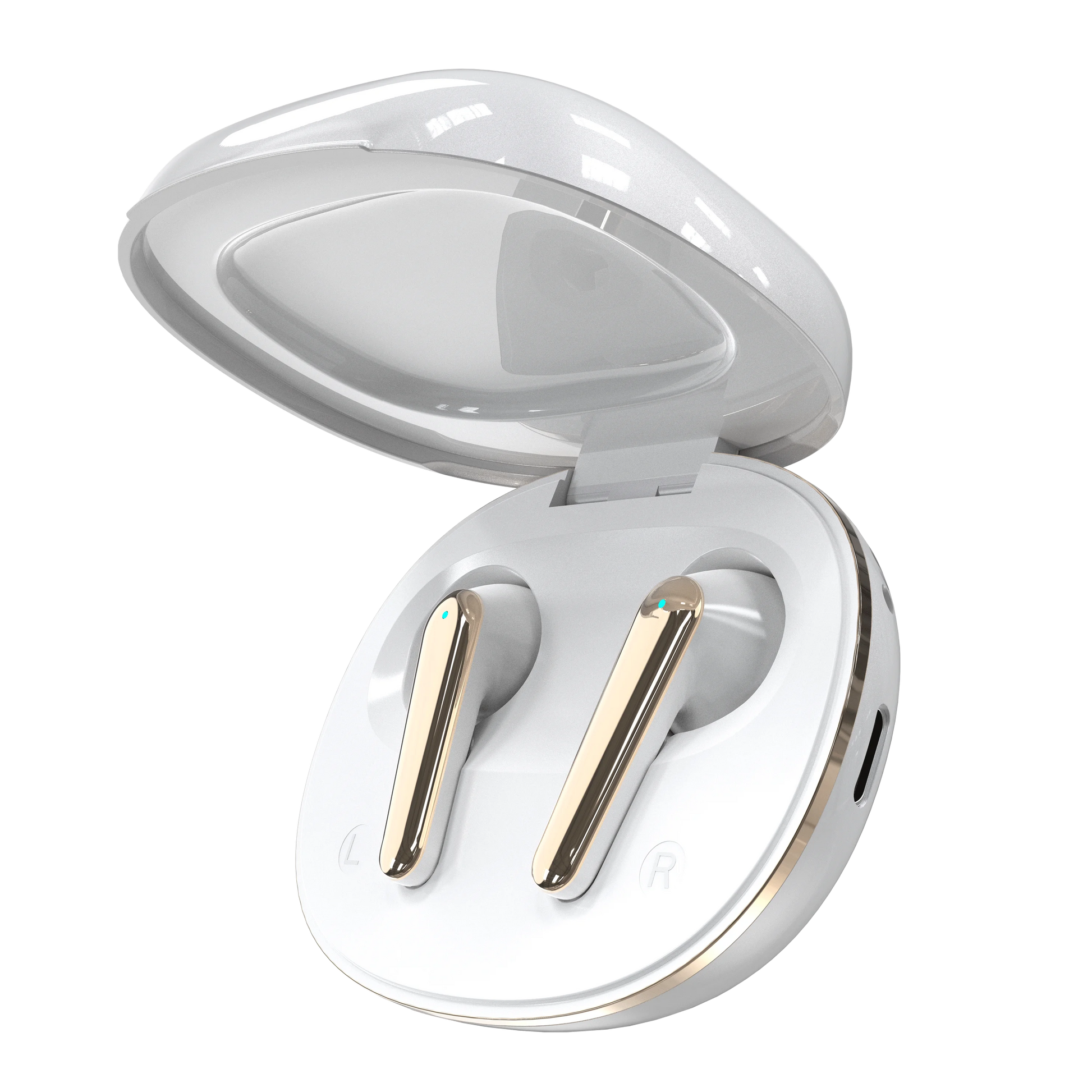 JMT-567370 True Wireless In-Ear Sport Earbuds with LED Touch Screen and Digital Battery Indicator, JL Chipset for Gaming and Travel