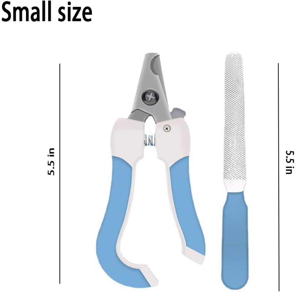 JMT-567434 Pet Nail Clippers with Nail File for Cats, Dogs, and Rabbits – Ergonomic Design and Sharp Stainless Steel Blades