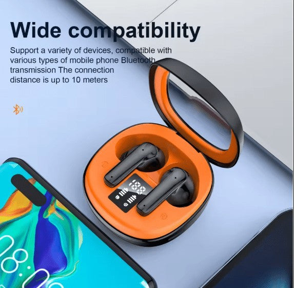 JMT-567498 Wave Wireless Earbuds with Noise Isolation and Ergonomic Fit for All-Day Comfort