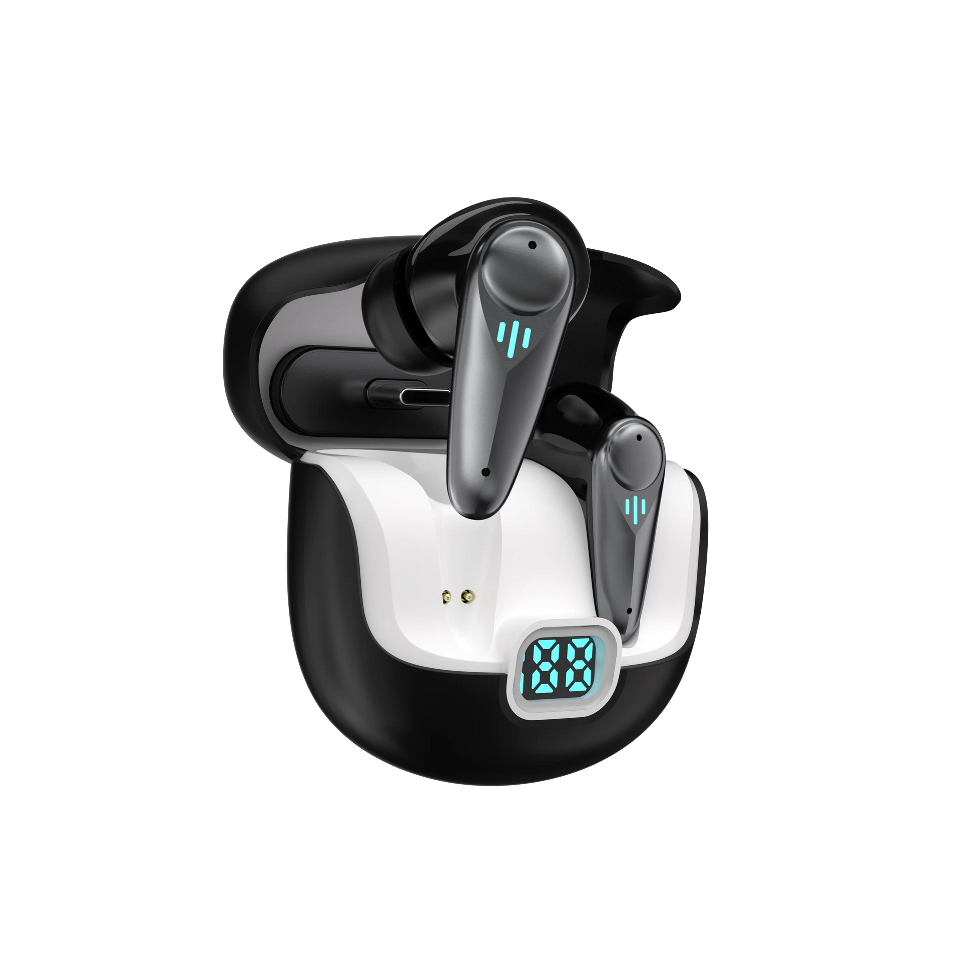 JMT-567690 YX37 HiFi Stereo Deep Bass Bluetooth 5.4 Wireless In-Ear Headphones with ENC and ANC