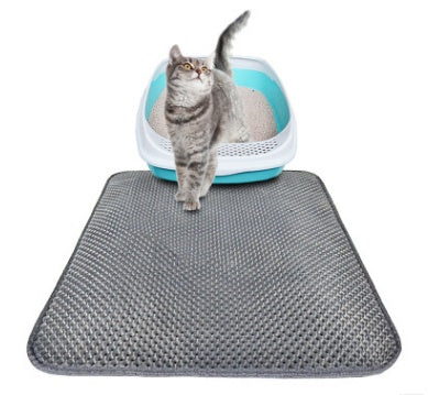 JMT-567818 Waterproof Honeycomb Cat Litter Pad - Durable EVA Cat Mat for Easy Cleaning and Litter Trapping
