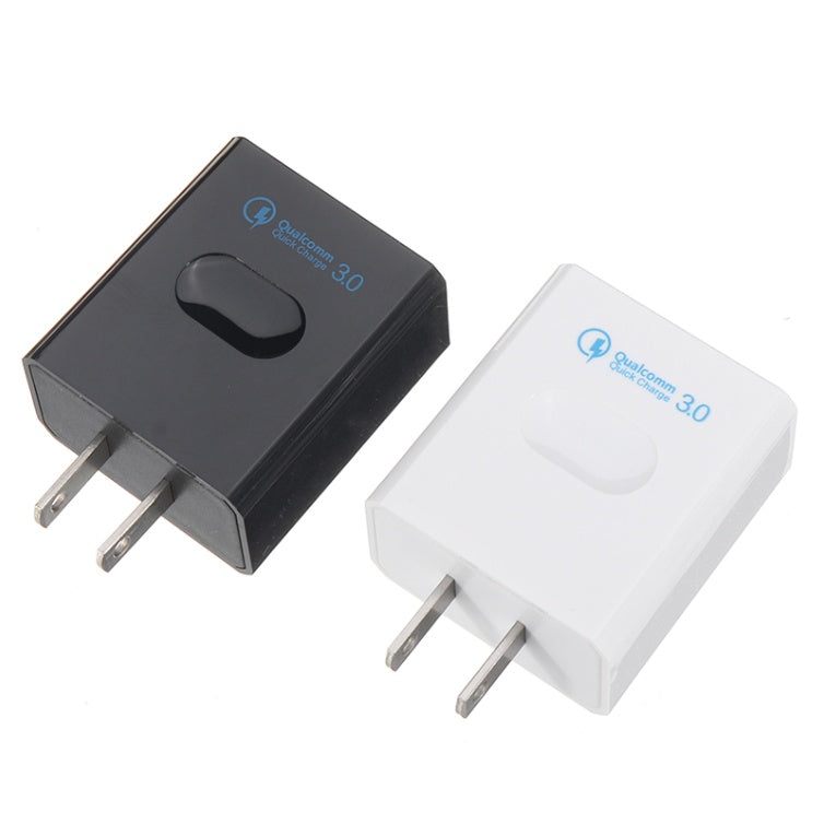 JMT-568842 Fast Charging QC 3.0 USB Wall Adapter - Compact Mobile Phone Charger for All Devices