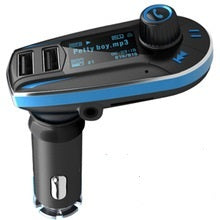 JMT-569482 Bluetooth MP3 FM Transmitter for Vehicles - Supports MP3/WMA, LCD Screen, DC12V-24V Power Supply