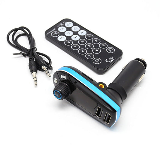 JMT-569482 Bluetooth MP3 FM Transmitter for Vehicles - Supports MP3/WMA, LCD Screen, DC12V-24V Power Supply
