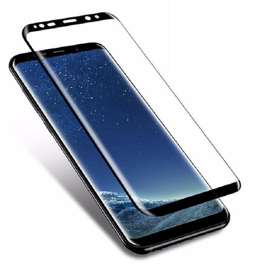 JMT-569674 Full-Cover Black Tempered Glass Screen Protector for Samsung and Non-Samsung Devices