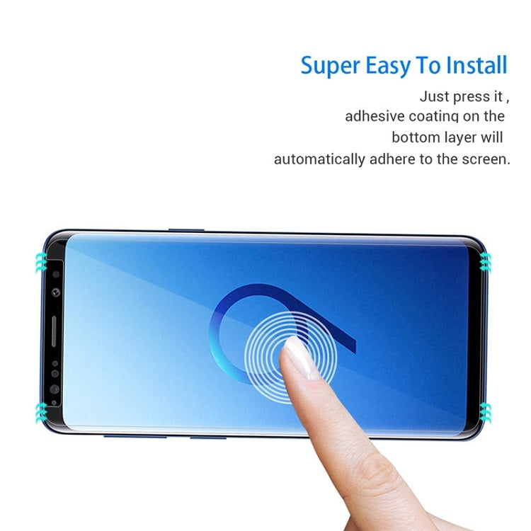JMT-569674 Full-Cover Black Tempered Glass Screen Protector for Samsung and Non-Samsung Devices