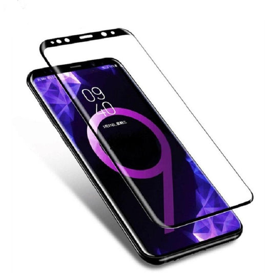 JMT-569674 Full-Cover Black Tempered Glass Screen Protector for Samsung and Non-Samsung Devices