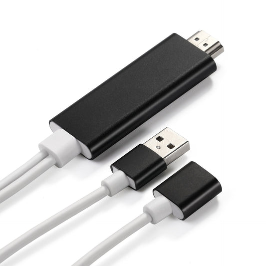 JMT-569674 High-Definition HDMI Adapter Cable for Dual Screen Sharing, 0.8m Length