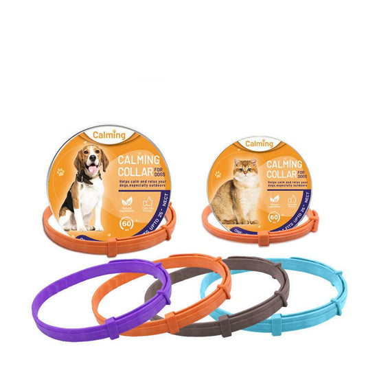 JMT-570314 Calming Collar for Dogs and Cats – Adjustable Anxiety Relief in Multiple Colors and Sizes