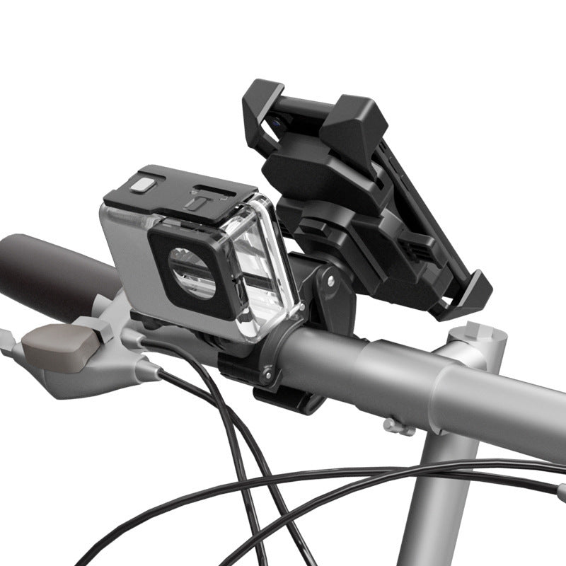 JMT-570506 Universal Auto Locking Sports Camera Bicycle Mount for 4-6.5 Inch Smartphones