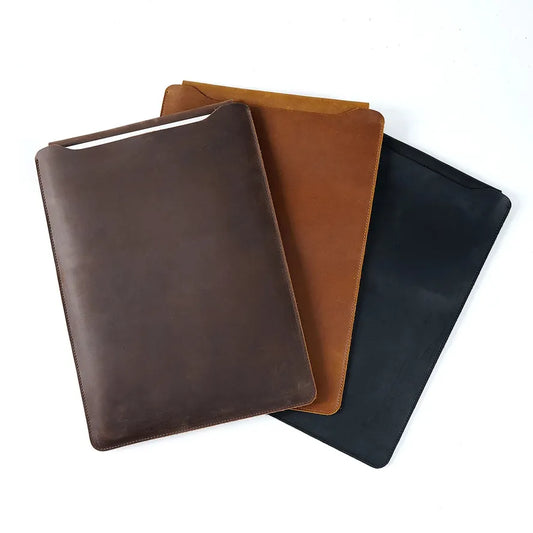 JMT-570698 Leather Computer Clutch Bag for 12, 13, and 14 Inch Laptops in Multiple Colours