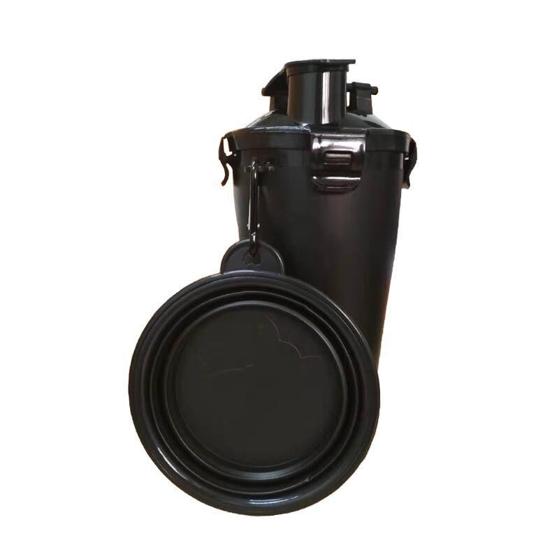 JMT-570826 Portable Pet Water Cup with Collapsible Bowl - PP & TPE Materials, 23cm Height, 11cm Diameter