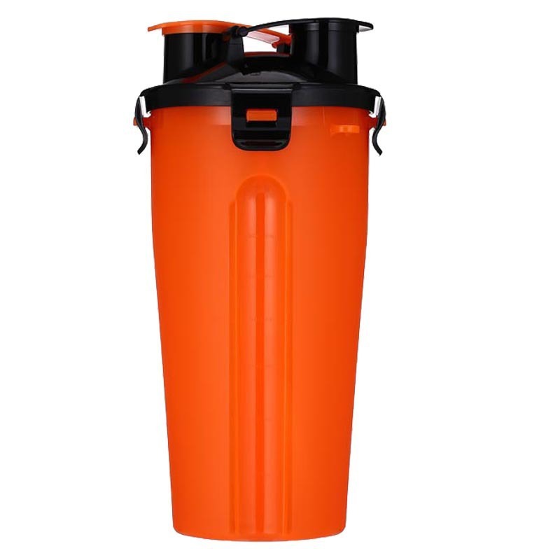 JMT-570826 Portable Pet Water Cup with Collapsible Bowl - PP & TPE Materials, 23cm Height, 11cm Diameter