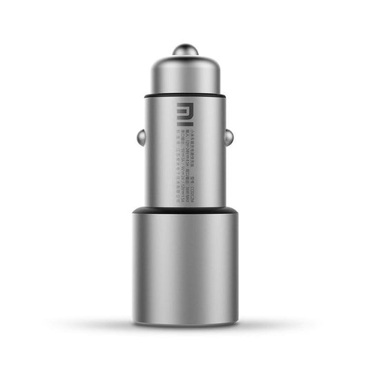 JMT-570826 Xiaomi Quick Charge Stainless Steel Car Charger with Dual USB Output
