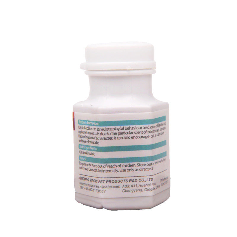 JMT-570954 Interactive Cat Bubble Toy with Catnip Oil for Playful Activity