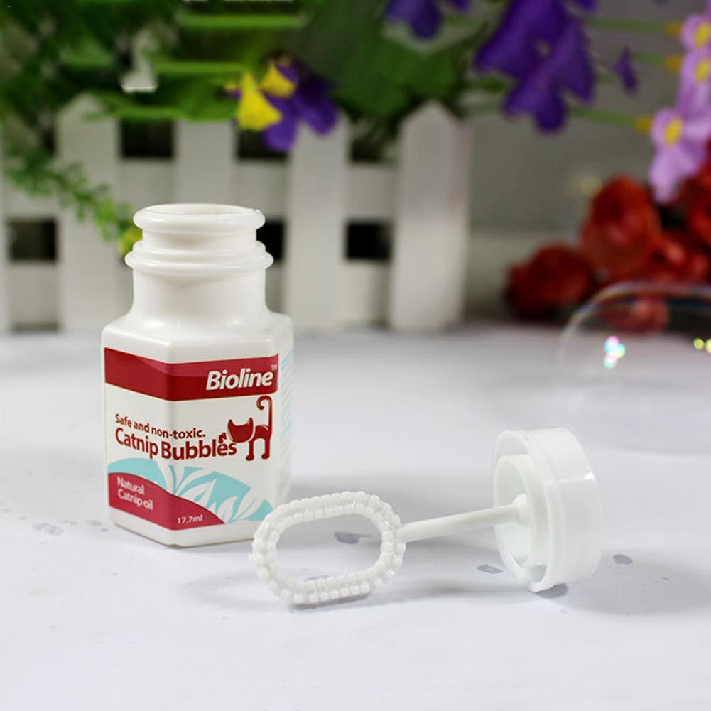 JMT-570954 Interactive Cat Bubble Toy with Catnip Oil for Playful Activity