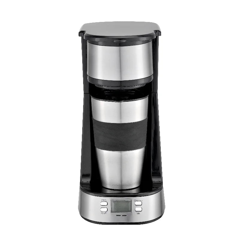 JMT-571082 Single Serve Drip Coffee Maker with Digital Controls for Convenient Brewing