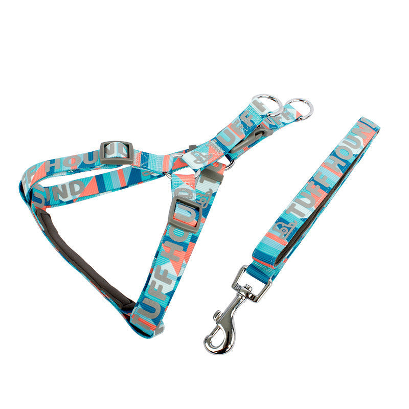 JMT-571146 Adjustable Pet Breastback Triangle Strap in Blue – Available in Multiple Sizes