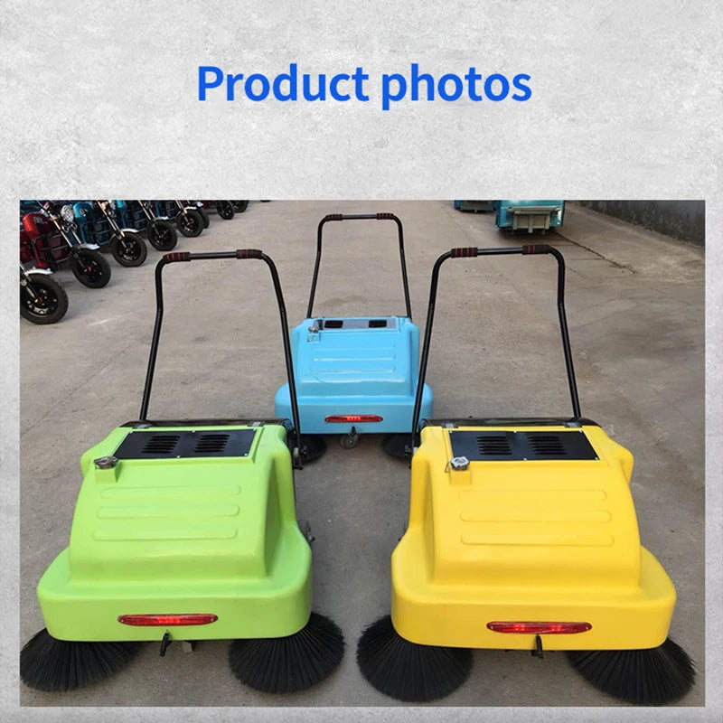 JMT-571274 Electric Hand Push Floor Sweeper for Commercial and Outdoor Use