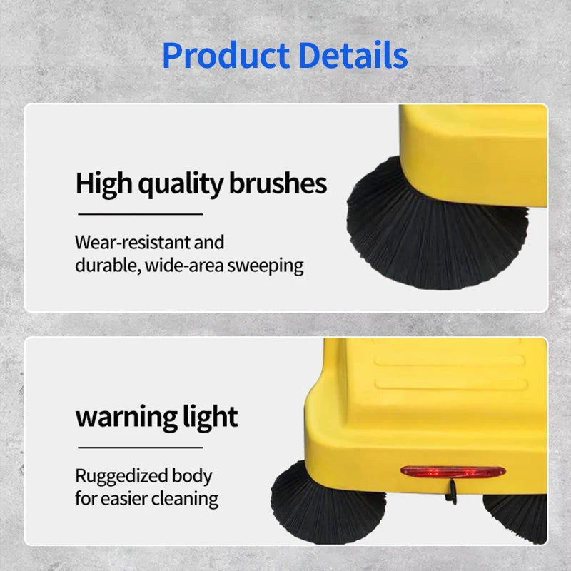 JMT-571274 Electric Hand Push Floor Sweeper for Commercial and Outdoor Use