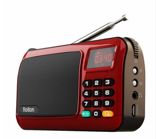 JMT-571978 Compact FM Radio Bluetooth Speaker with MP3 Player and LED Display