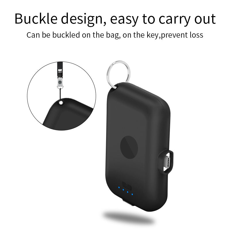 JMT-571978 Mini Capsule Magnetic Charging Power Bank with LED Flashlight - 8000 mAh Capacity, Universal Fit