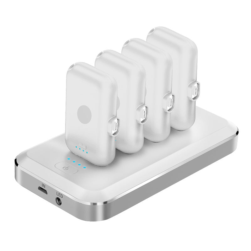 JMT-571978 Mini Capsule Magnetic Charging Power Bank with LED Flashlight - 8000 mAh Capacity, Universal Fit
