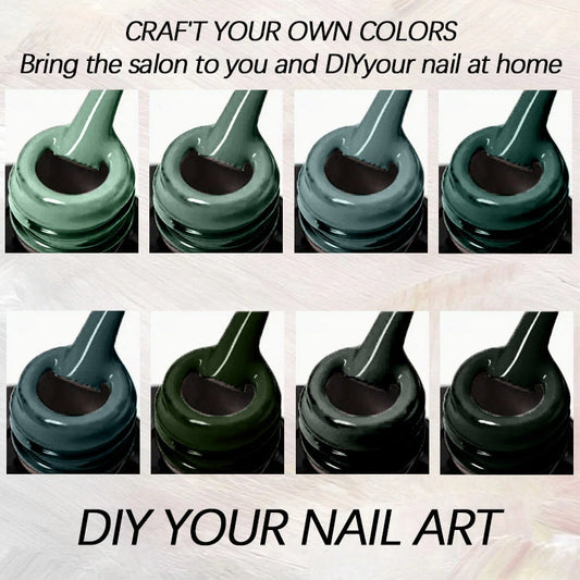 JMT-572106 8-Piece Gel Nail Polish Set - Long-lasting and Vibrant Colors for Stunning Manicures