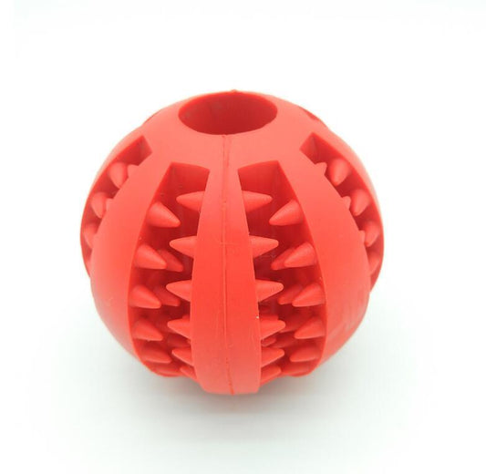 JMT-572106 Interactive Slow Feeder Rubber Dog Ball Toy for Engaging Playtime