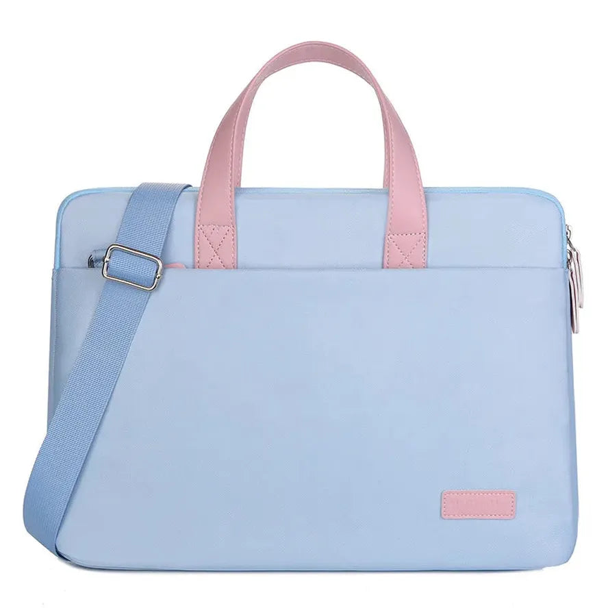 JMT-572362 Custom Logo Unisex Shockproof Polyester Briefcase for Laptops and Computers