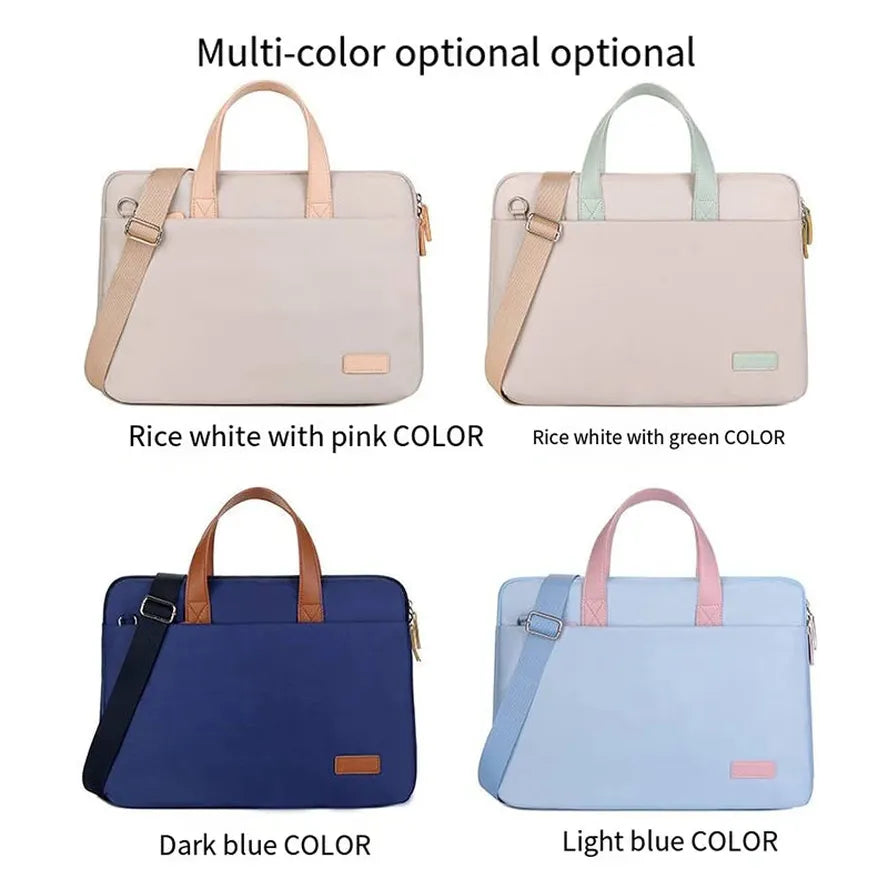 JMT-572362 Custom Logo Unisex Shockproof Polyester Briefcase for Laptops and Computers