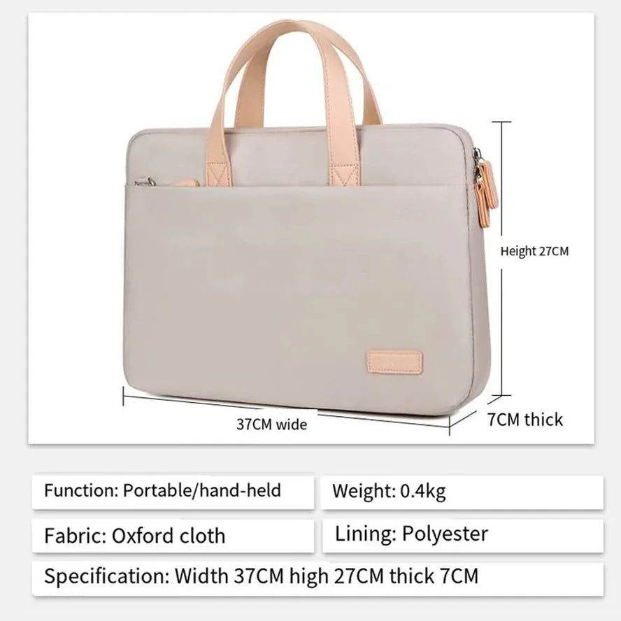 JMT-572362 Custom Logo Unisex Shockproof Polyester Briefcase for Laptops and Computers