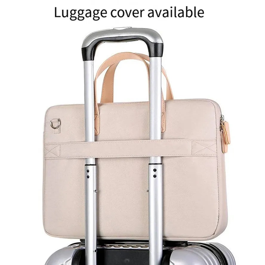 JMT-572362 Custom Logo Unisex Shockproof Polyester Briefcase for Laptops and Computers
