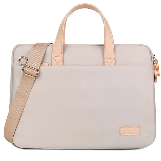JMT-572362 Custom Logo Unisex Shockproof Polyester Briefcase for Laptops and Computers