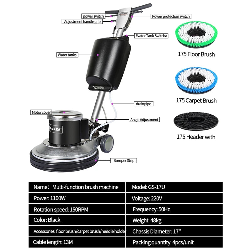JMT-572426 Multifunctional Floor Scrubber and Polishing Machine for Marble and Tile Renovation