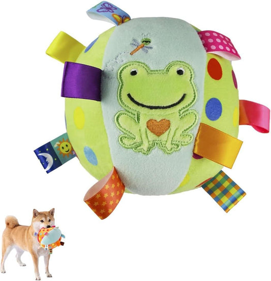 JMT-572938 Interactive Dog Toy with Built-in Chimes and Squeaky Balls for Active Play