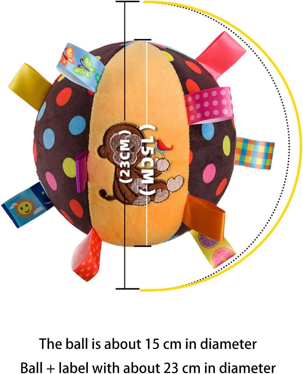 JMT-572938 Interactive Dog Toy with Built-in Chimes and Squeaky Balls for Active Play