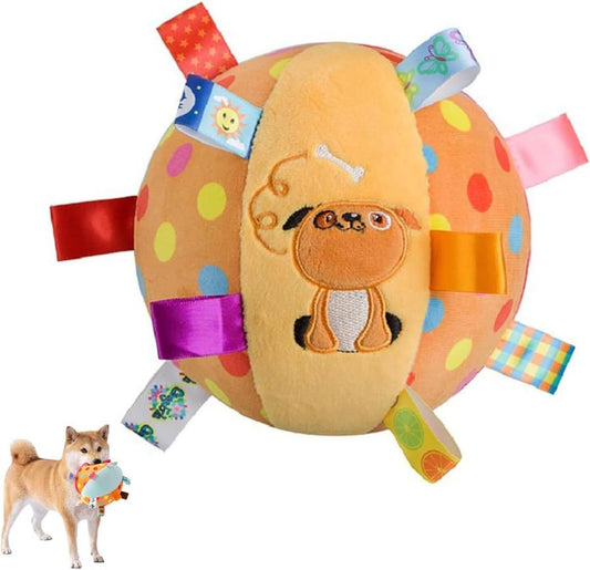 JMT-572938 Interactive Dog Toy with Built-in Chimes and Squeaky Balls for Active Play