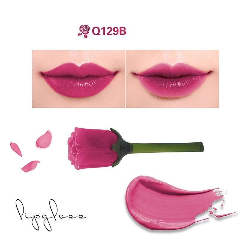 JMT-573386 Non-Stick Moisturizing Lip Gloss - Multiple Shades Available in Peach Red, Purple Red, Orange, Apple Red, Plum Red, and Red