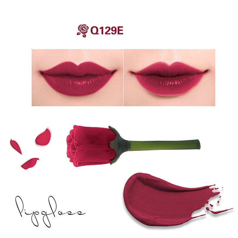 JMT-573386 Non-Stick Moisturizing Lip Gloss - Multiple Shades Available in Peach Red, Purple Red, Orange, Apple Red, Plum Red, and Red