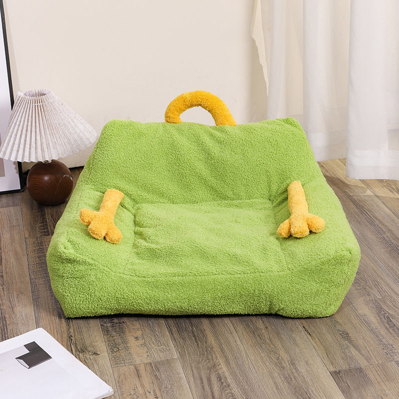 JMT-574410 Multi-Color Cute Wind Cartoon Pet Bed for Small to Medium Dogs and Cats - Washable for All Seasons