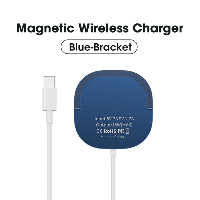 JMT-574794 Magnetic Wireless Charging Head for Mobile Phones and Cars - PD18W Fast Charge, USB-C, Multiple Colors