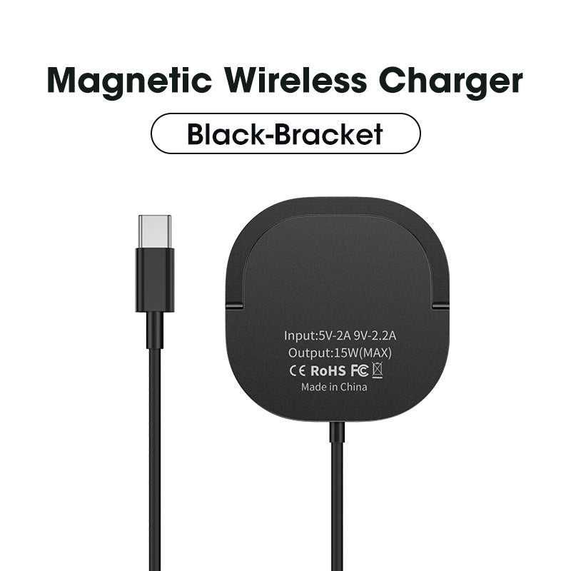 JMT-574794 Magnetic Wireless Charging Head for Mobile Phones and Cars - PD18W Fast Charge, USB-C, Multiple Colors